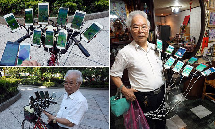 คุณตา วัย 70 ปี จาก ไต้หวัน โชว์การเล่น Pokémon GO จนหลายคนต้องอาย