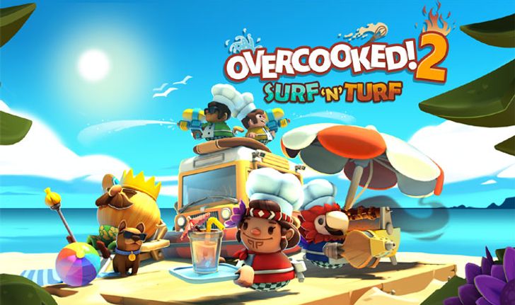 Overcooked! 2 ปล่อย DLC เพิ่มศึกใหม่ Surf ‘n’ Turf