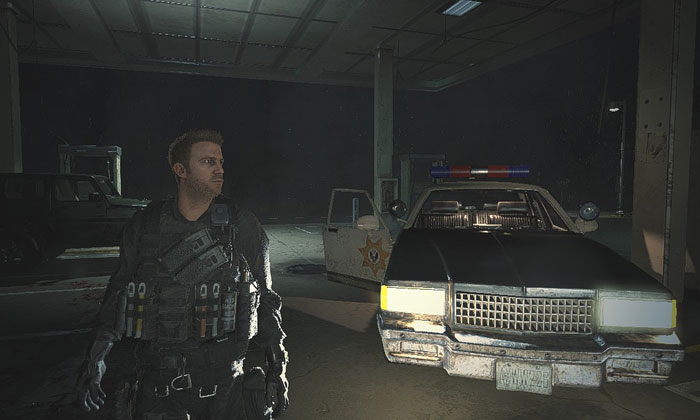 ค้นพบโมเดลตัวละคร Chris Redfield จากภาค 7 ในเกม Resident Evil 2