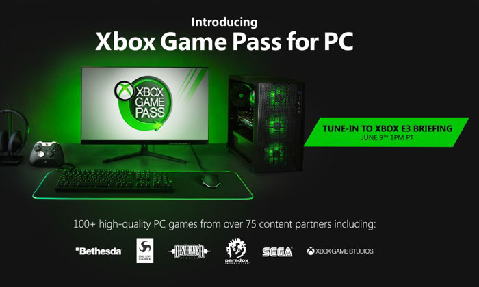 Microsoft ประกาศเปิดตัว Xbox Games Pass สำหรับ PC