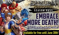 Samurai Shodown เผยกำหนดปล่อย DLC เพิ่ม 4 ตัวละคร