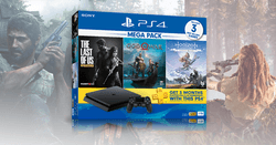 MEGA Pack บันเดิลใหม่ PlayStation 4 เหลือ 11000 บาท ได้เครื่องรุ่น Slim 1TB และ 3 เกมเอ็กซ์คลูซีฟ