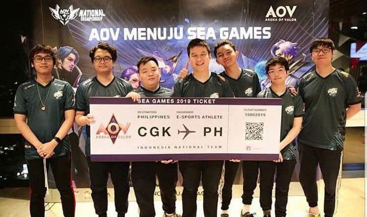 อินโดฯส่งทีม EVOS เป็นตัวแทนไปแข่ง RoV ในซีเกมส์ 2019