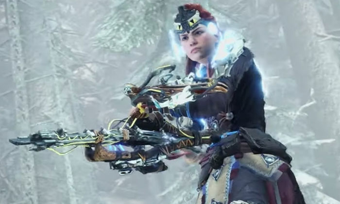 แม่สาวน้อย Aloy เตรียมออกล่าแย้ใน Monster Hunter World Iceborne