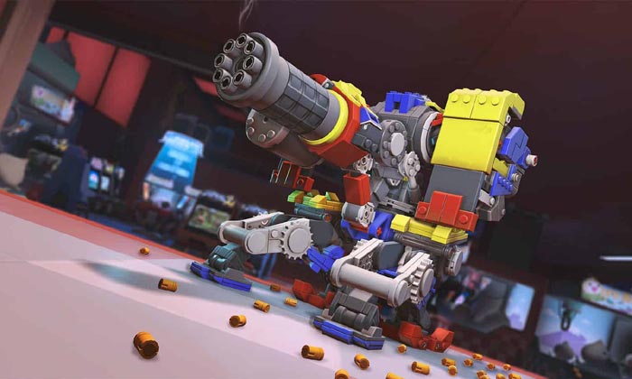 สกินใหม่ Overwatch มาแล้ว วิธีการได้รับสกิน LEGO ของ Bastion แบบฟรีๆ