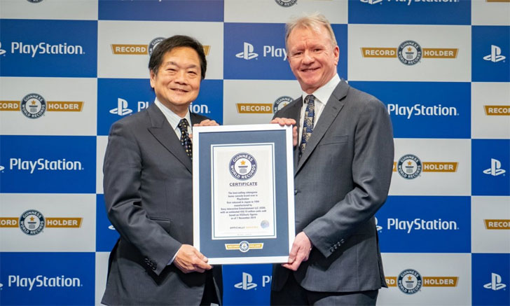 PlayStation ได้รางวัล Guinness World Records เครื่องคอนโซลบ้านขายดีสุดในโลก