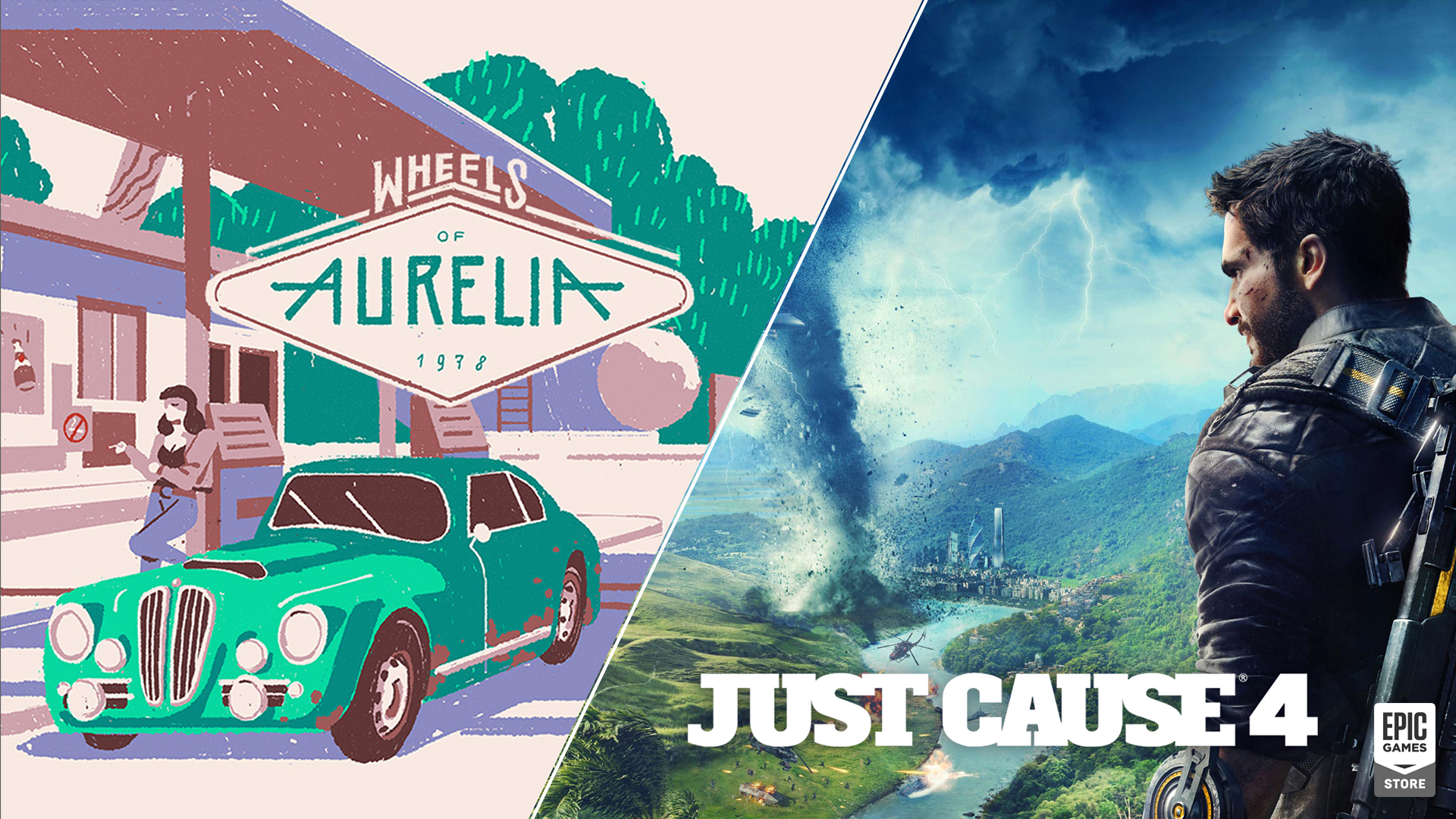 Just Cause 4 และ Wheels of Aurelia แจกฟรีใน Epic Games Store