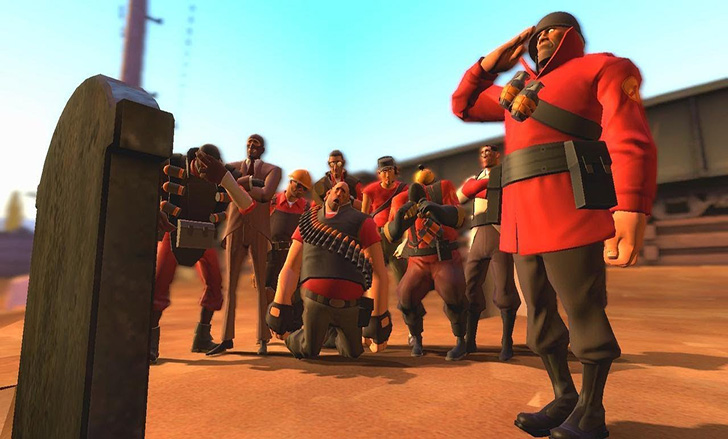 Team Fortress 2 เพิ่มอนุสาวรีย์ของ Rick May ผู้ให้เสียง Soldier เข้าไปในเกมแล้ว