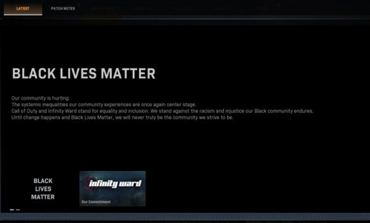 Call of Duty: Modern Warfare เพิ่มข้อความที่กล่าวถึงแคมเปญ Black Lives Matter