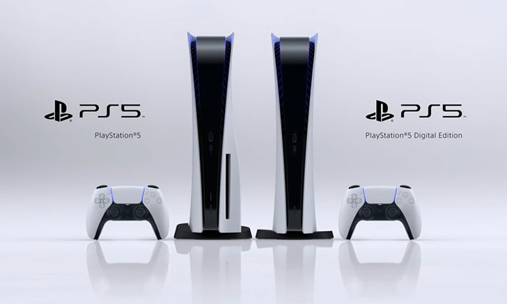 มาสองแบบ! PlayStation 5 (PS5) เปิดตัวด้วยทรงเครื่องรูปตัว V
