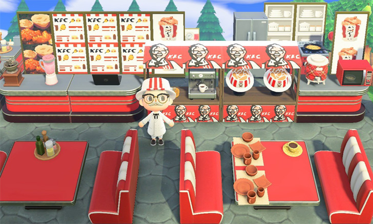 เอาด้วย! KFC ร่วมเปิดสาขาใหม่ใน Animal Crossing: New Horizons