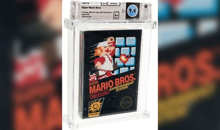 มีค่าทางใจ! บุคคลนิรนามประมูลตลับเกม Super Mario Bros. คลาสสิก ราคา 3.7 ล้านบาท