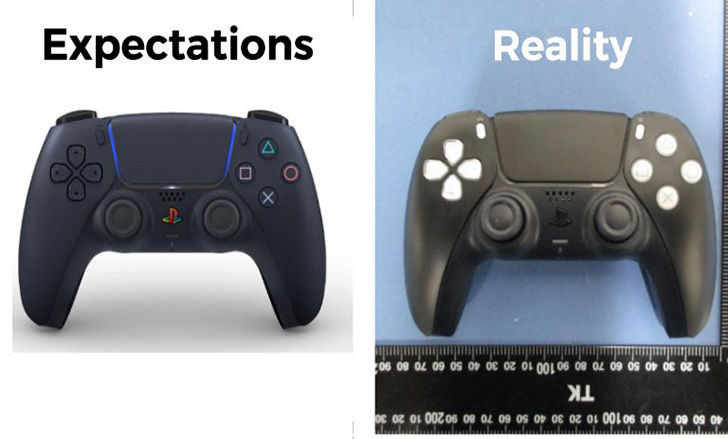 ภาพจอย DualSence สีดำล้วนของ PlayStation 5 หลุดมาออกทาง Twitter