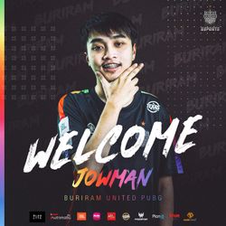 Jowman เข้าร่วมทัพให้ Buriram United Esports