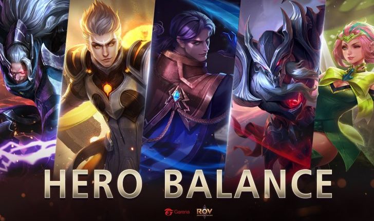 ROV สรุปข้อมูลการปรับสมดุล Hero พร้อมแนวทางใน Patch ใหม่