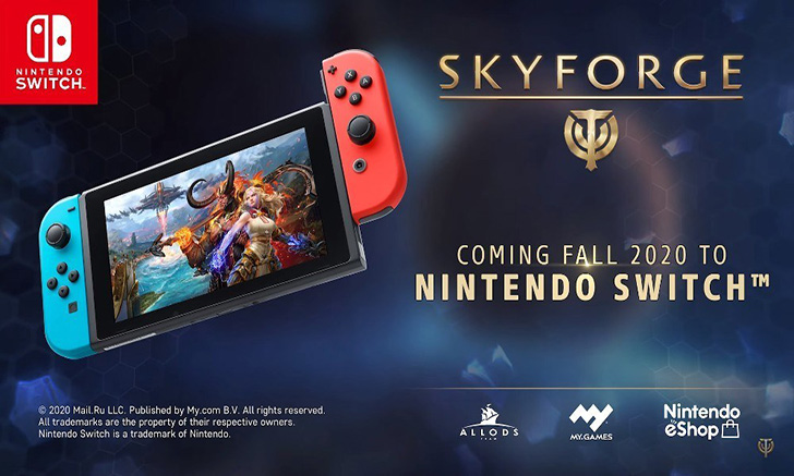 รอเลย! Skyforge เตรียมเคาะลงบน Switch กุมภาพันธ์ปีหน้า
