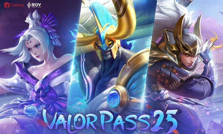 RoV เปิดยุคสมัยญี่ปุ่น Valor Pass บทที่ 25 เพิ่มเลเวลและของรางวัลมากขึ้น !!