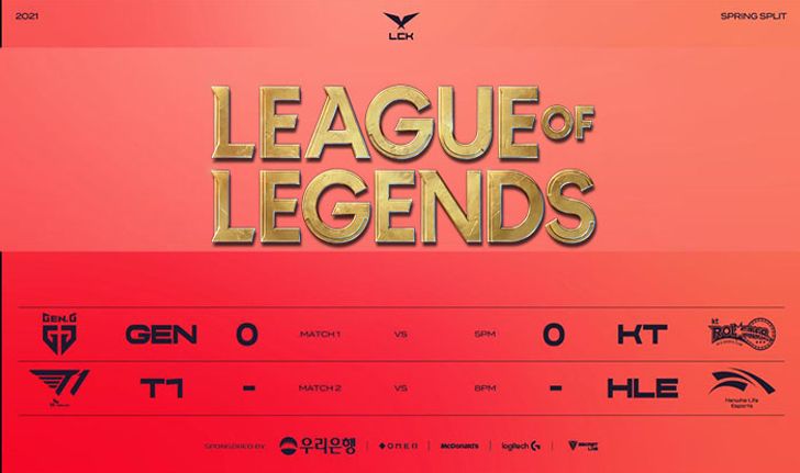 สรุปผลการแข่งขัน LOL LCK 2021 Spring Season Week 1 Day1 ลีคแดนโสมกลับมาแล้ว