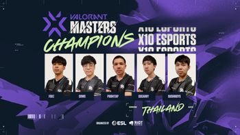 ไทยคว้าแชมป์! X10 เฉือนชนะรอบชิงรายการ VALORANT Master โซน SEA