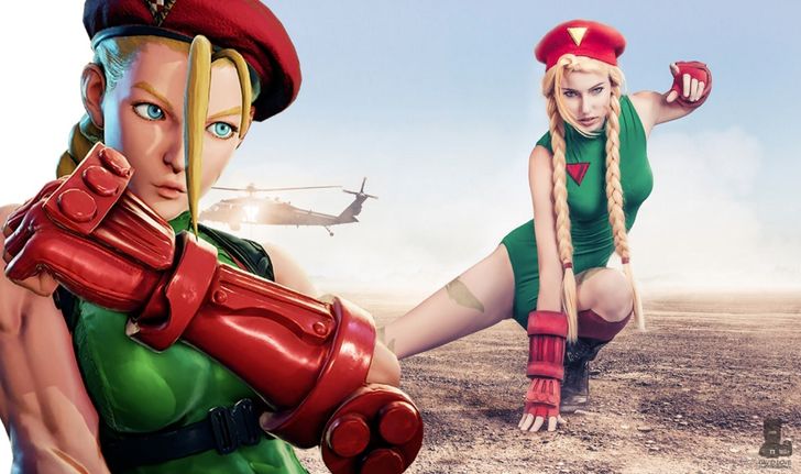 คอสเพลย์ตัวละครหญิงตัวที่ 2 ของเกม Street Fighter - Cammy White