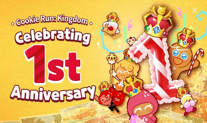 รวมไอเทมโค้ดแจกฟรีฉลองครบรอบ 1 ปี Cookie Run Kingdom