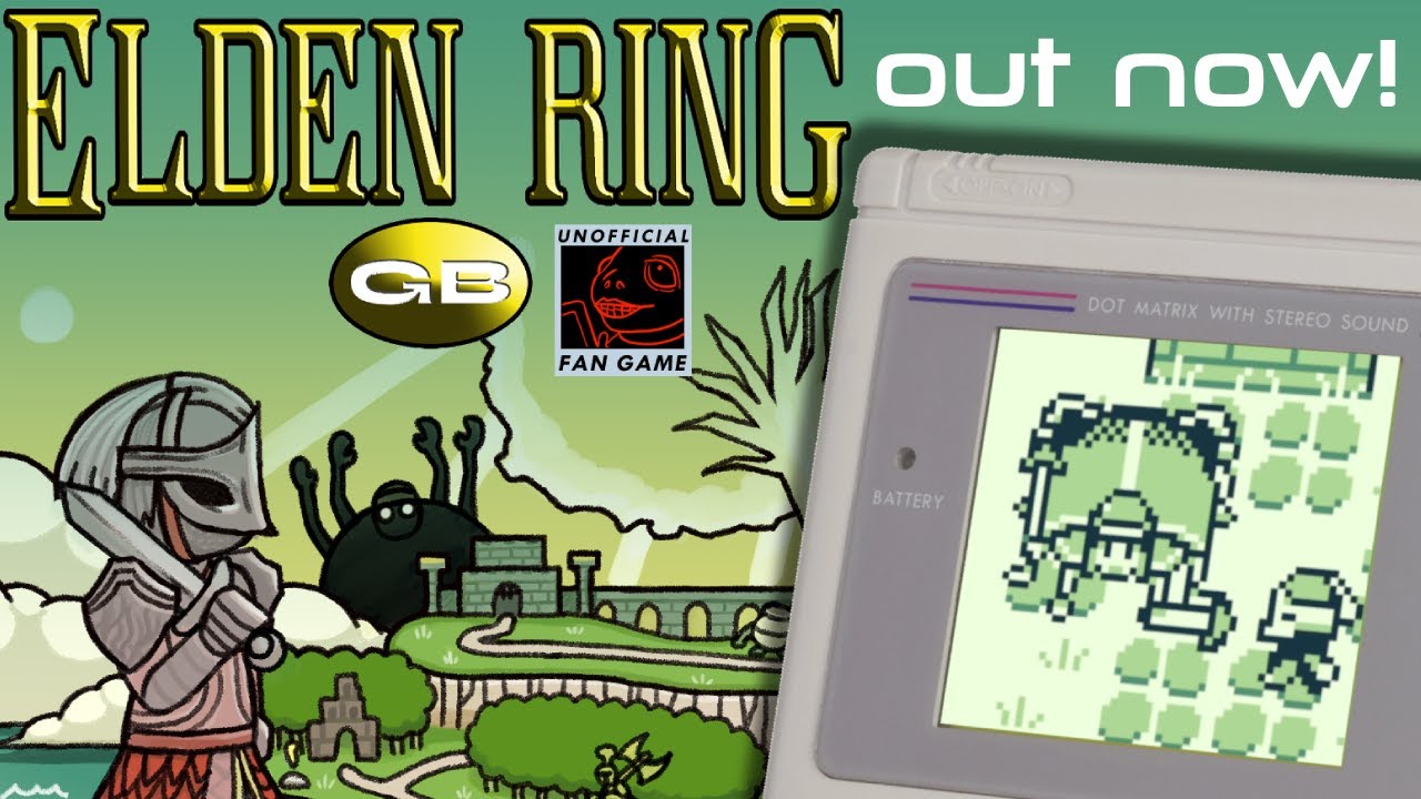Elden Ring Game Boy เสร็จสมบรูณ์ พร้อมเปิดให้เล่นฟรีแล้ว