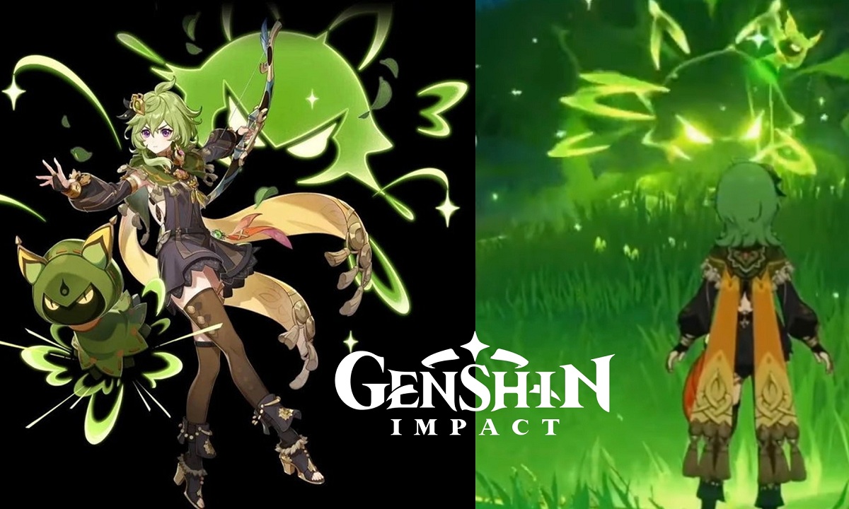 Genshin หลุดโมเดลเทพไม้ Kusanali ของจริงและโมเดลในเกม Dori, Collei