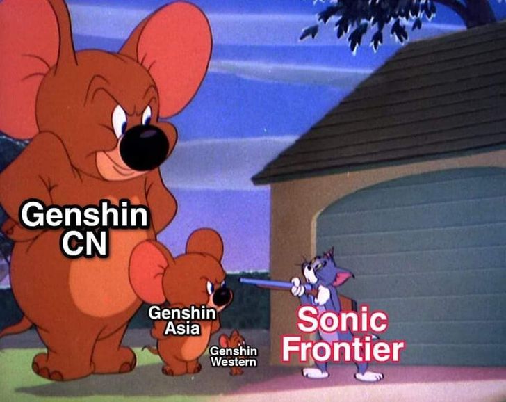 Meme จากกลุ่ม Genshin Impact global บน Facebook