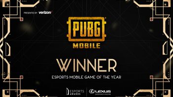 PUBG Mobile คว้ารางวัลเกมมือถืออีสปอร์ตยอดเยี่ยมแห่งปีจาก Esports Awards