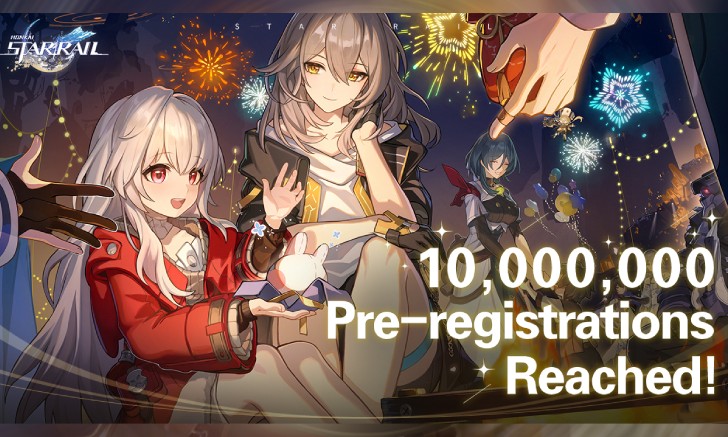 แรงสุดหยุดไม่อยู่ Honkai: Star Rail มียอดลงทะเบียนถึง 10 ล้านคน ก่อนเกมเปิด 1 สัปดาห์