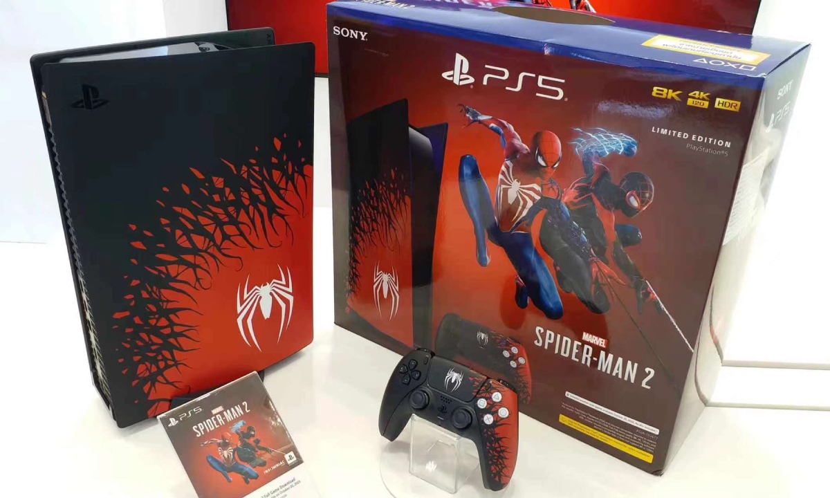 Spider-Man 2 เกมใหญ่จุใจ 98GB พร้อม Unbox เครื่อง PS5 ลายพิเศษสวย ๆ