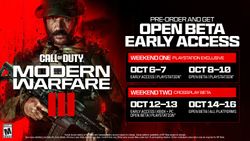 ทุกสิ่งที่ควรรู้ก่อนเข้าร่วมเบต้าของเกม Call of Duty: Modern Warfare III