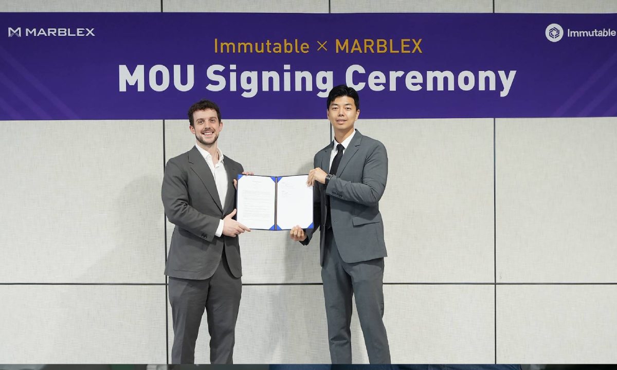 MARBLEX ลงนาม MOU ร่วมกับ Immutable แพลตฟอร์มเกม Web3  เพื่อหนุนระบบนิเวศเกมบล็อกเชน