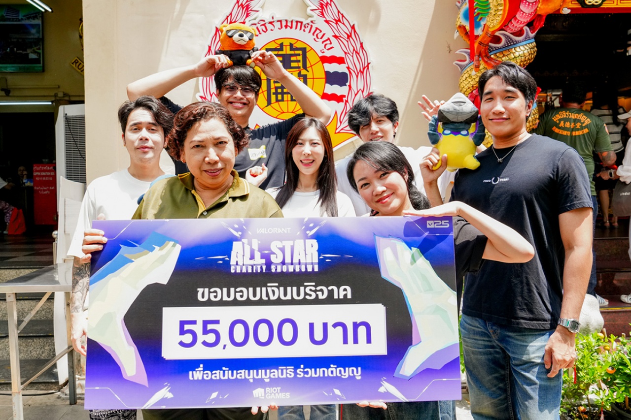 VALORANT ปิดแคมเปญ Maha Songkran 2025 สุดประทับใจ! ร่วมสมทบเงินบริจาค 200,000 บาท