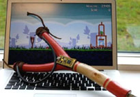 DIY: ไม้หนังสติ๊ก USB สำหรับเล่นเกมแองกรี้เบิร์ด