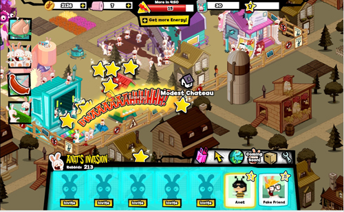 Rabbids Invasion กระต่ายจอมกวน มาป่วนบน Facebook แล้ว