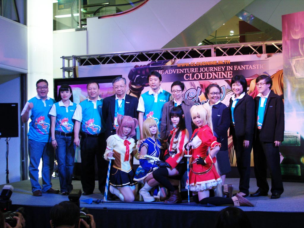 งานเปิดตัว Cloud nine Online เกมใหม่จาก TOT