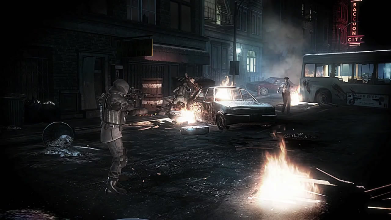 ภาพเกมเป็นทางการของ Resident Evil: Raccoon City