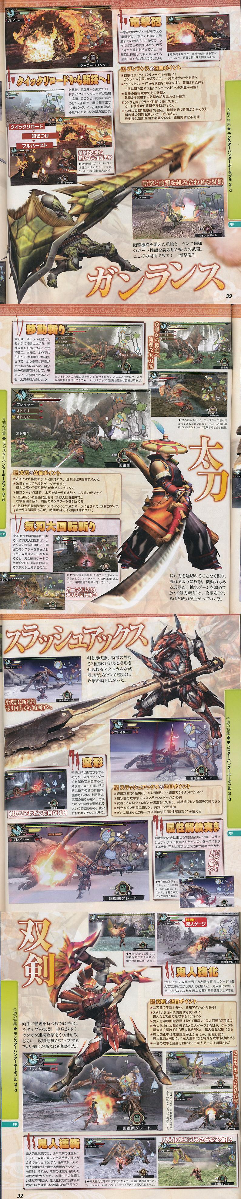 ข้อมูลใหม่ Monster Hunter Portable 3rd ของ PSP