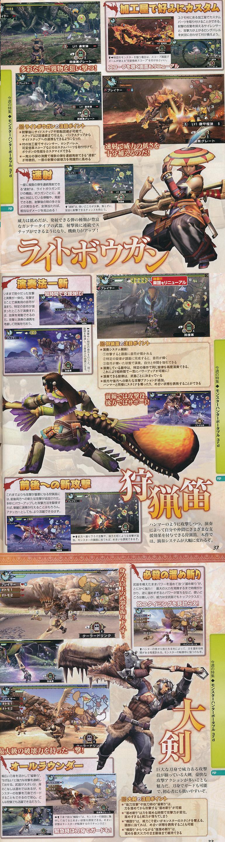 ข้อมูลใหม่ Monster Hunter Portable 3rd ของ PSP