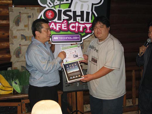 Oishiแจก iPad 3 เชฟผู้ทำคะแนนสูงสุดเกม Oishi café__SMCL__ city