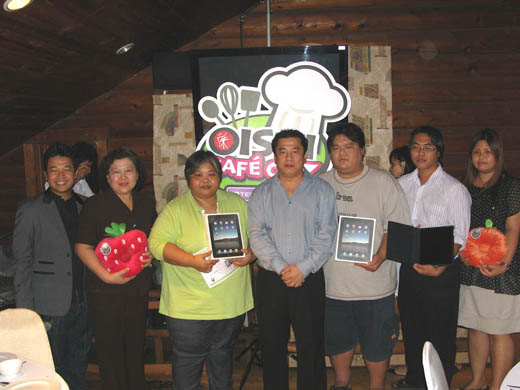 Oishiแจก iPad 3 เชฟผู้ทำคะแนนสูงสุดเกม Oishi café__SMCL__ city