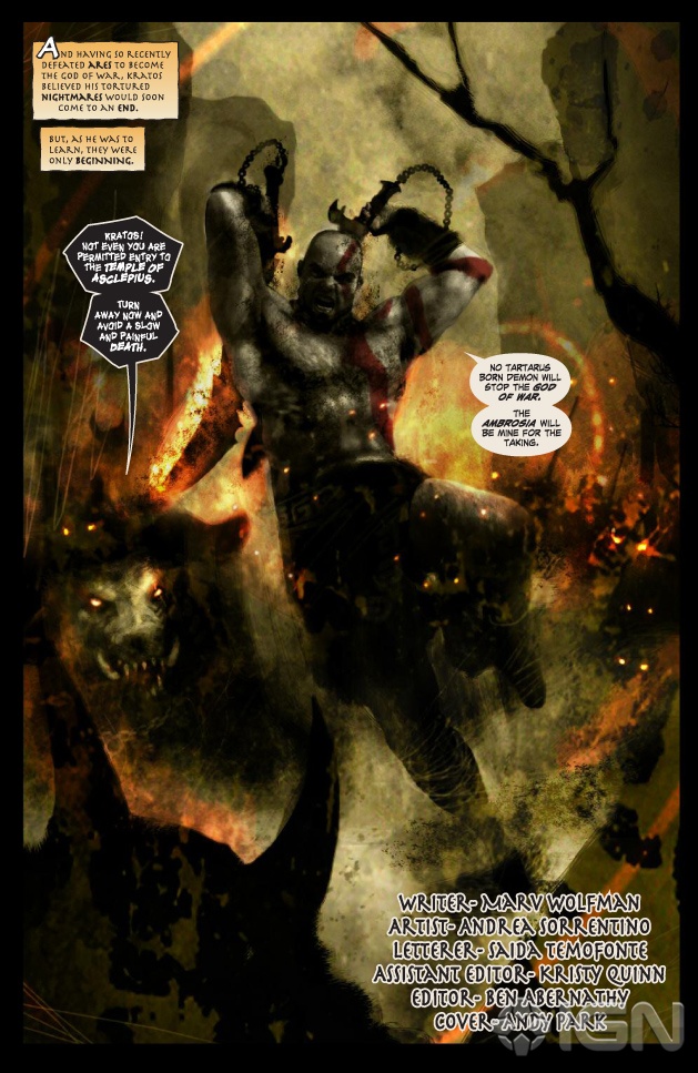 God of War Comic !! พี่เหม่งสุดโหดฉบับการ์ตูน
