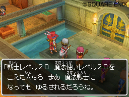 เกมส์ Dragon Quest IX เงื่อนไขการเปลี่ยนอาชีพขั้นสูง