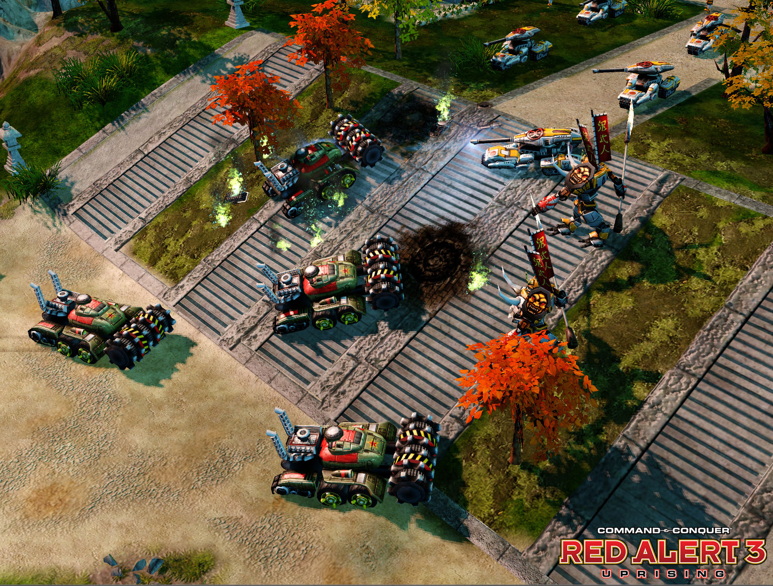เกมส์ Red Alert 3 - Uprising อัพเดตภาพและยูนิตใหม่