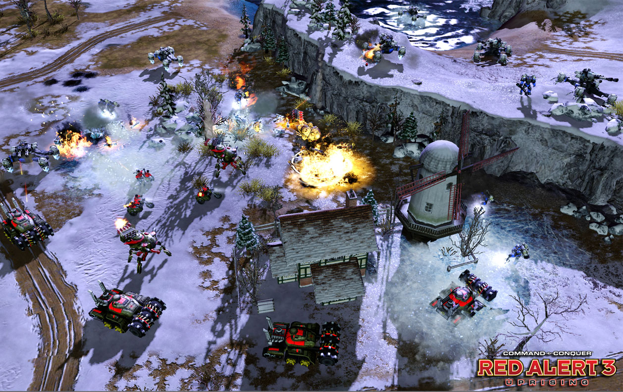เกมส์ Red Alert 3 - Uprising อัพเดตภาพและยูนิตใหม่