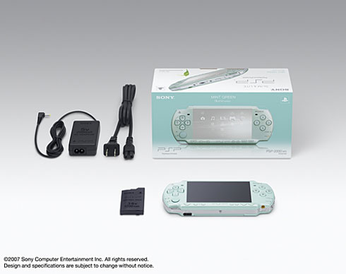 PSP สีใหม่ Mint Green [News]