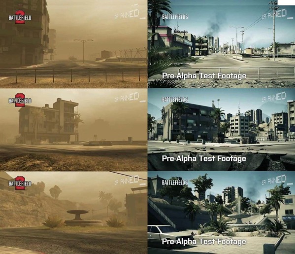 Battlefield 3 footage ตัวใหม่ พร้อมเทียบภาพฉากภาคเก่า