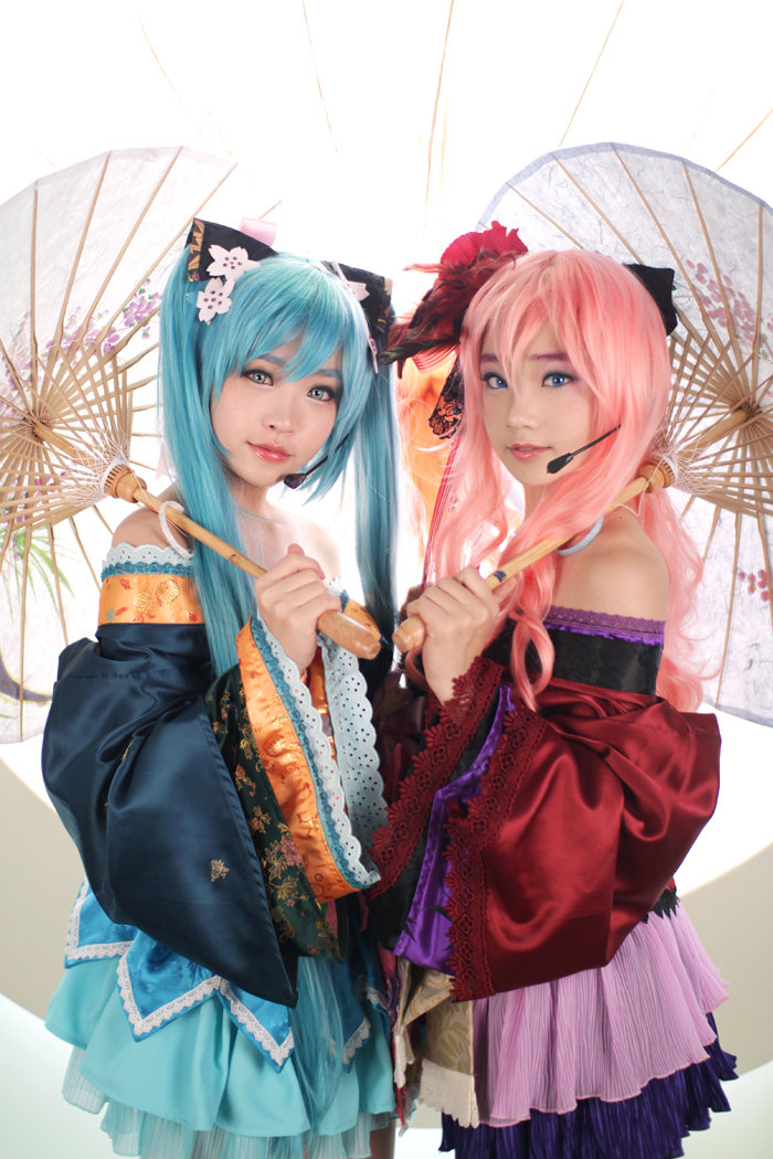 สาวๆ เกาหลีในชุดคอสเพลย์หลากสไตล์