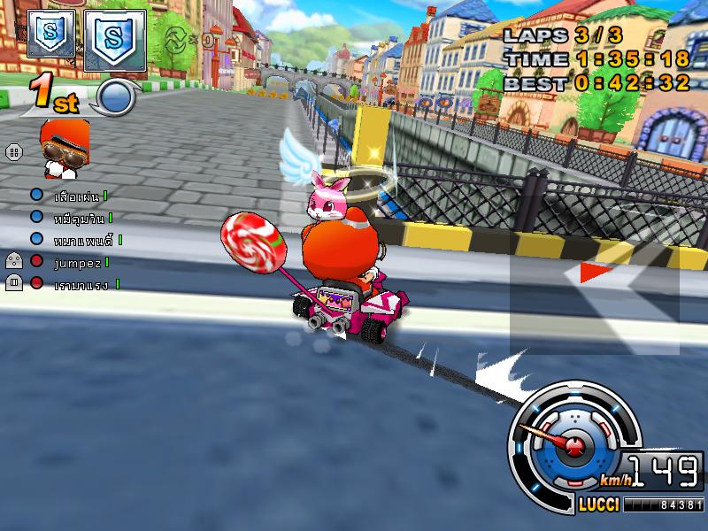 เกม Kart Rider เทคนิคพิชิตสนาม Village-Waterway